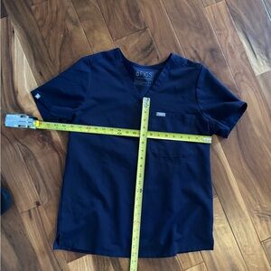 Figs Navy Blue scrub top